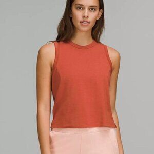Lululemon | Classic Fit Cotton-Blend Tank Top | Burnt Orange | Size 8